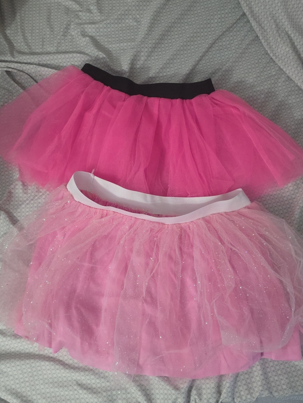 2 Pink Tulle Puffy Skirt - Women's Layered Ballet Tutu